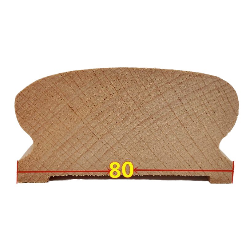 Solid Wood Beech Stair Handrail Balcony Guardrail Railing Iron House Home Indoor Handrail Engineering Handrail