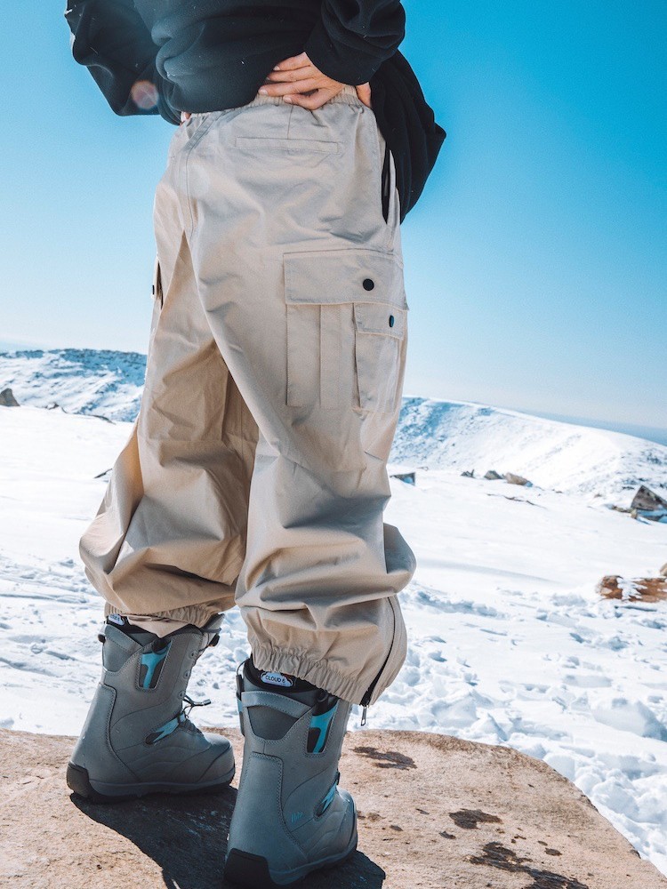 Ice 2025 export ski pants for men and women waterproof windproof cold wear-resistant warm veneer lovers snow pants