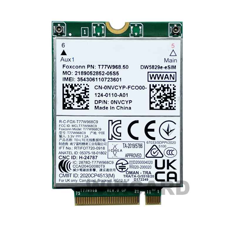 New DW5829 T77W968 4G Wireless Module Netcom 7330/7430/7530/7410/7210