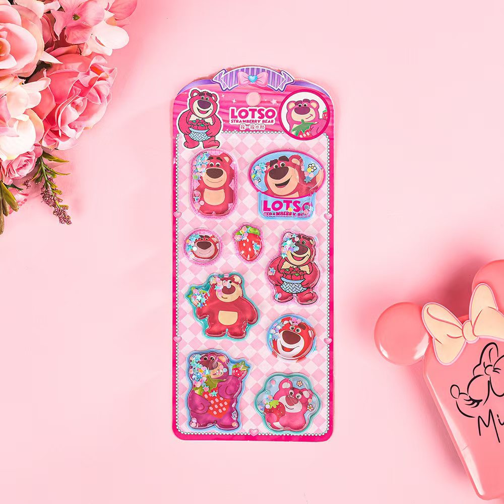 Cartoon 3D Stereo Stickers Wholesale Kidsren's Stickers Girls and Kidsren Sanrio Cartoon Image Stereo Water Stickers