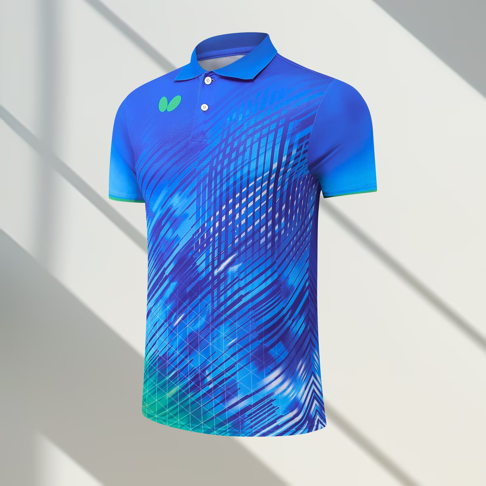 25 Years New Butterfly Table Tennis Short-Sleeved Men's and Women's Bwh283 T-Shirt Sweat-Absorbent Quick-Drying Sports Game Top with Printing