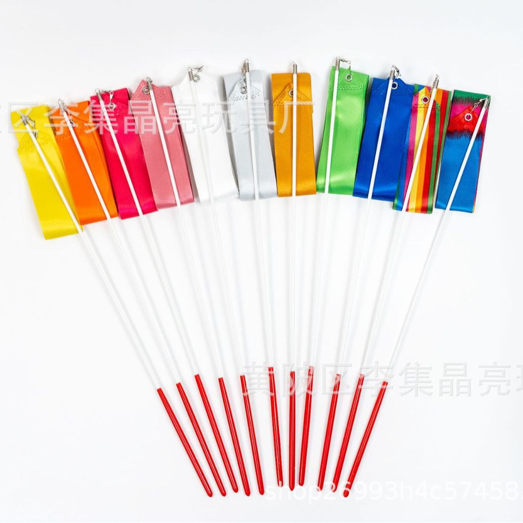 4 m Square Dance Ribbon Stall Gymnastics Ribbon Children Gymnastics Ribbon Kindergarten Performance Props Art Ribbon
