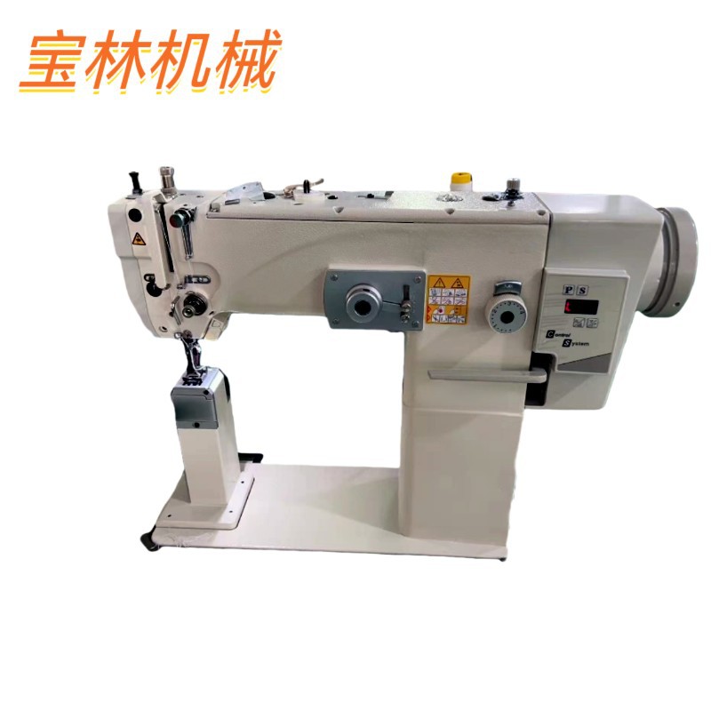 Wholesale Discount High-Column Two-Synchronous Feeding Zigzag Sewing Herringbone Sewing Machine Left and Right Point Sewing Industrial Use