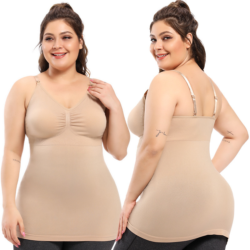 Cross-border plus size nursing vest front buckle for nursing long seamless underwear for pregnant women women fat mm200 kg