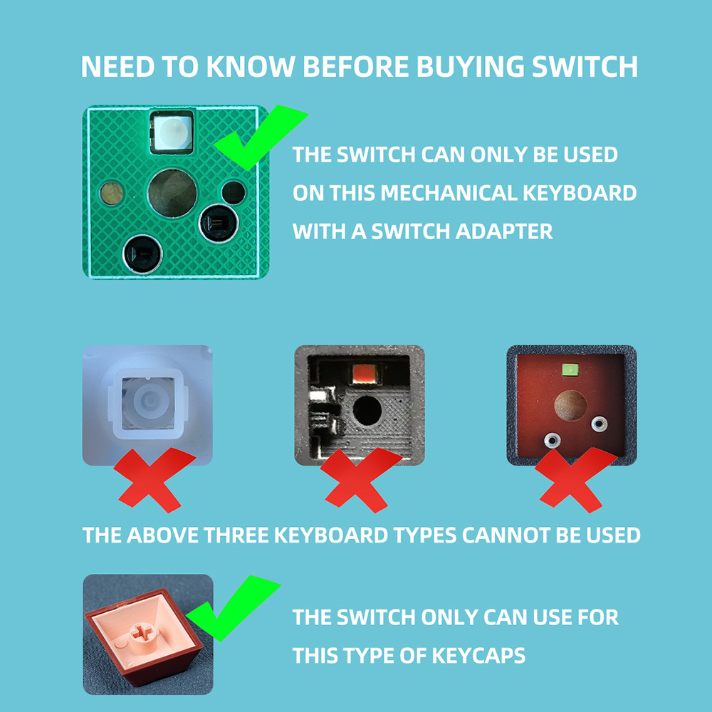 Cross-border customized mechanical keyboard shaft body powder Xia shaft precision five-foot linear hot-plug shaft body