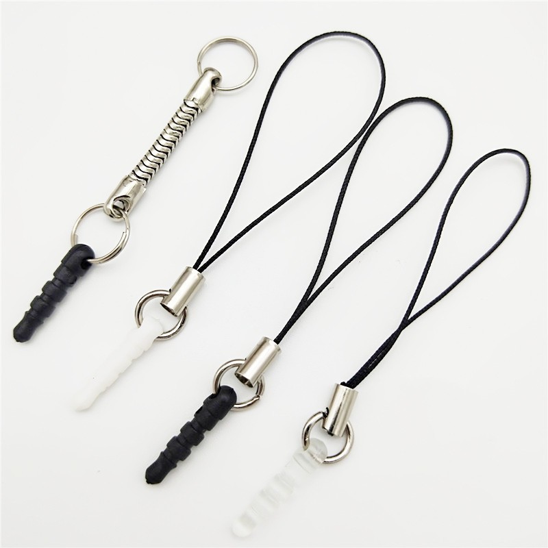 diy handmade jewelry double ring color mobile phone rope mobile phone accessories jewelry pendant rope jewelry doll pendant