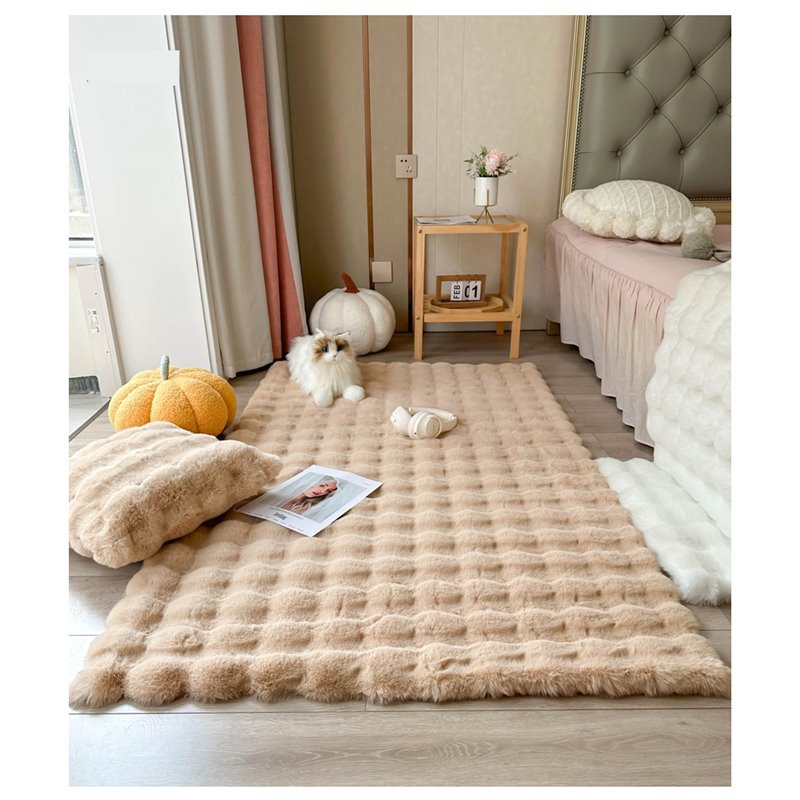 Toilet Sink Silk Green Double-Sided Oval Red Embossed Ins Opening Entry Door Mat Log Shu