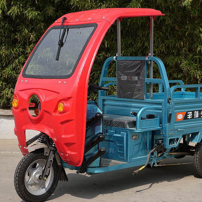 Electric tricycle canopy hood front head shed express cab awning battery tricycle shed awning