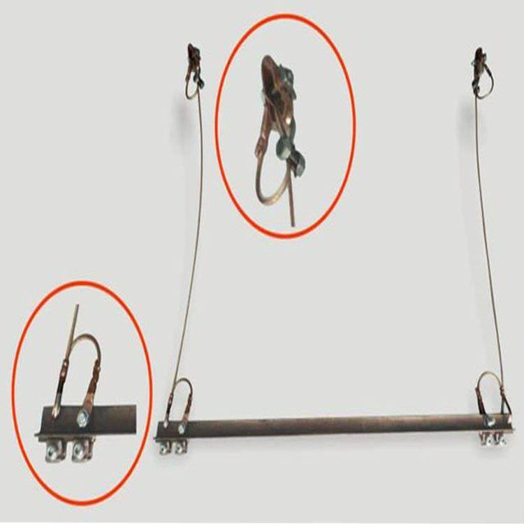 Railway Electrification Aluminum Alloy Line Switch Vertical Load 0.18Kn Flexible Contact Network Components