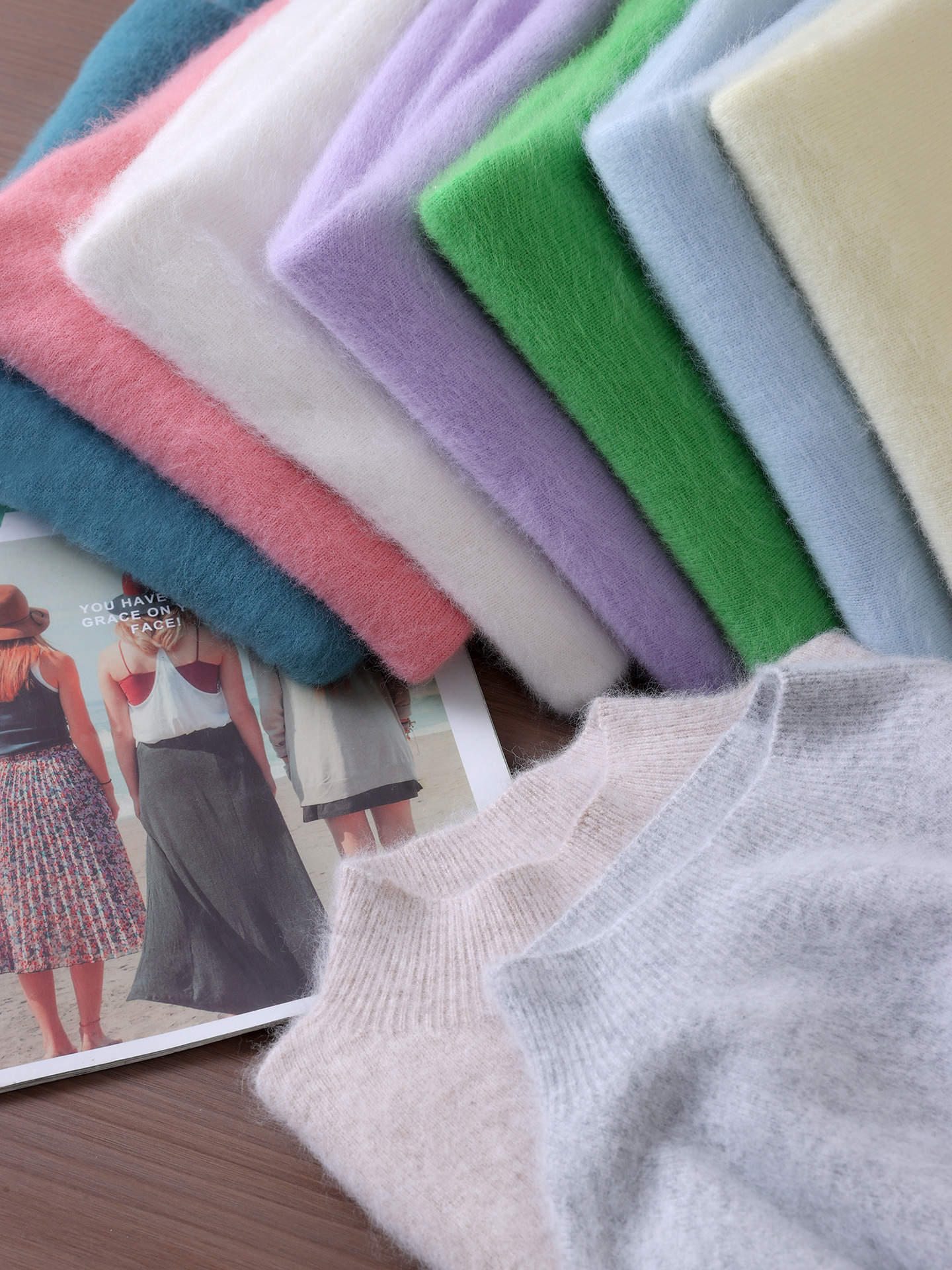 Cross-Border Autumn and Winter New Mink Velvet Women's Pullover Half Turtleneck Warm Knitted Bottoming Shirt Cashmere Sweater Top Wholesale