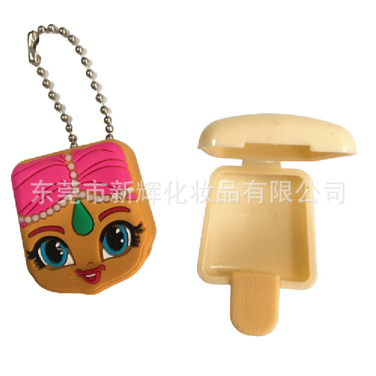 Lip Gloss Lipstick Lipstick Protective Cover Wholesale Large Number of Cute Cartoon Stereo Doll Silicone Lip Gloss Cover Default Item