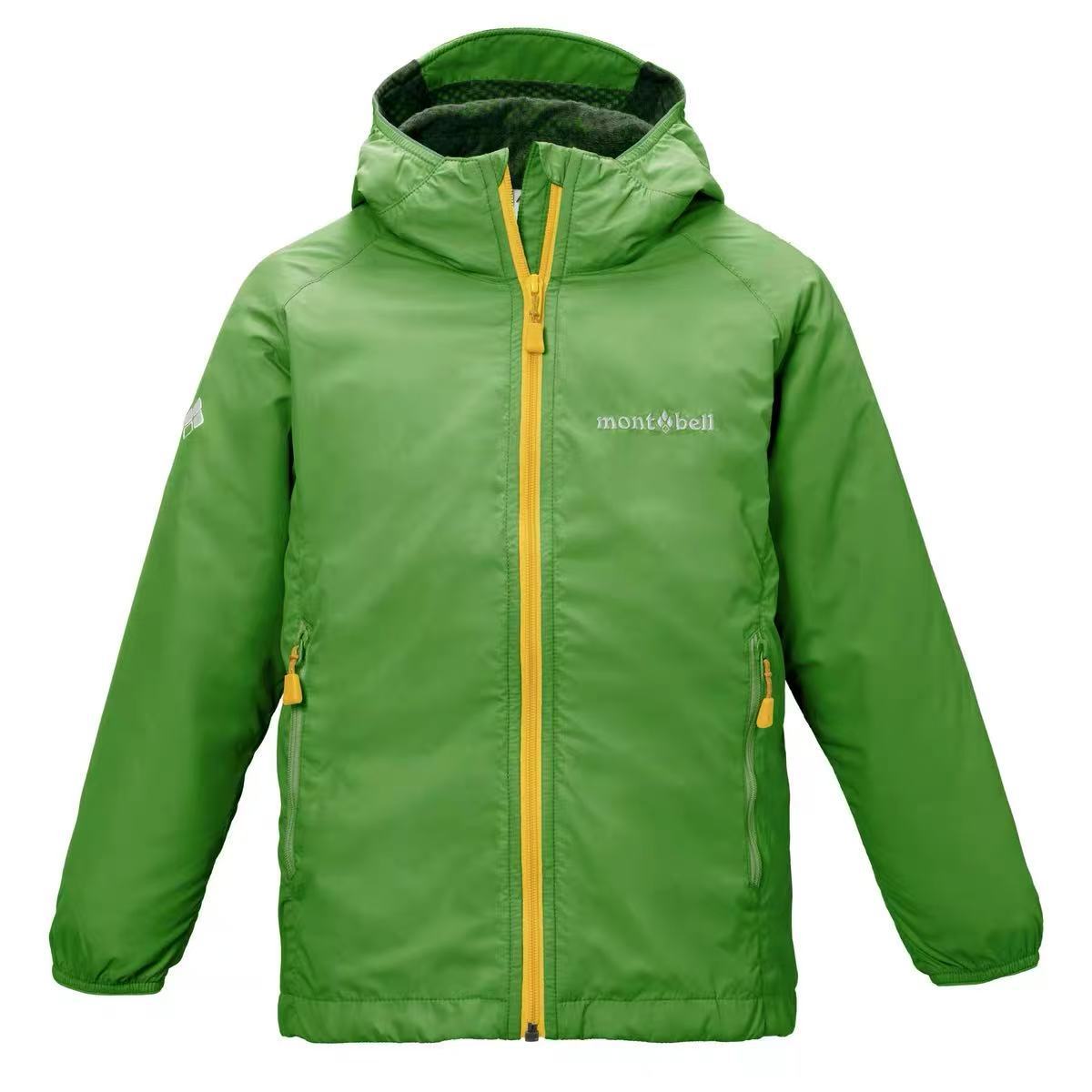 [in Stock] 2026 Spring and Autumn High-End Camping Letter Print Double-Layer Hooded Children's Jacket Windproof and Rainproof