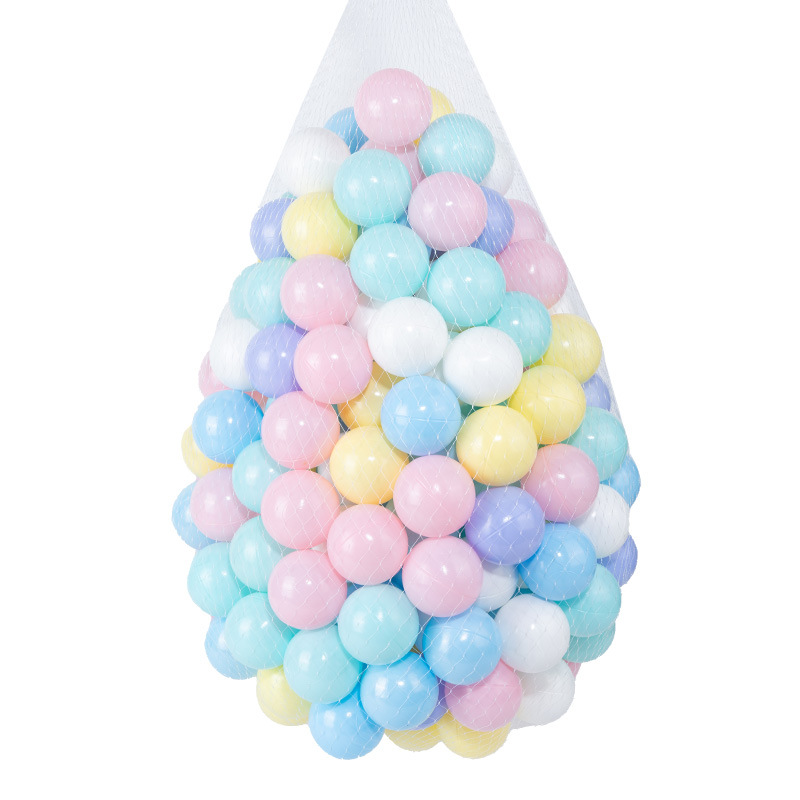 Marine Ball Thickened Macaron Multi-color Children's Household Baby Bite Indoor Ball Pool Children's Playground