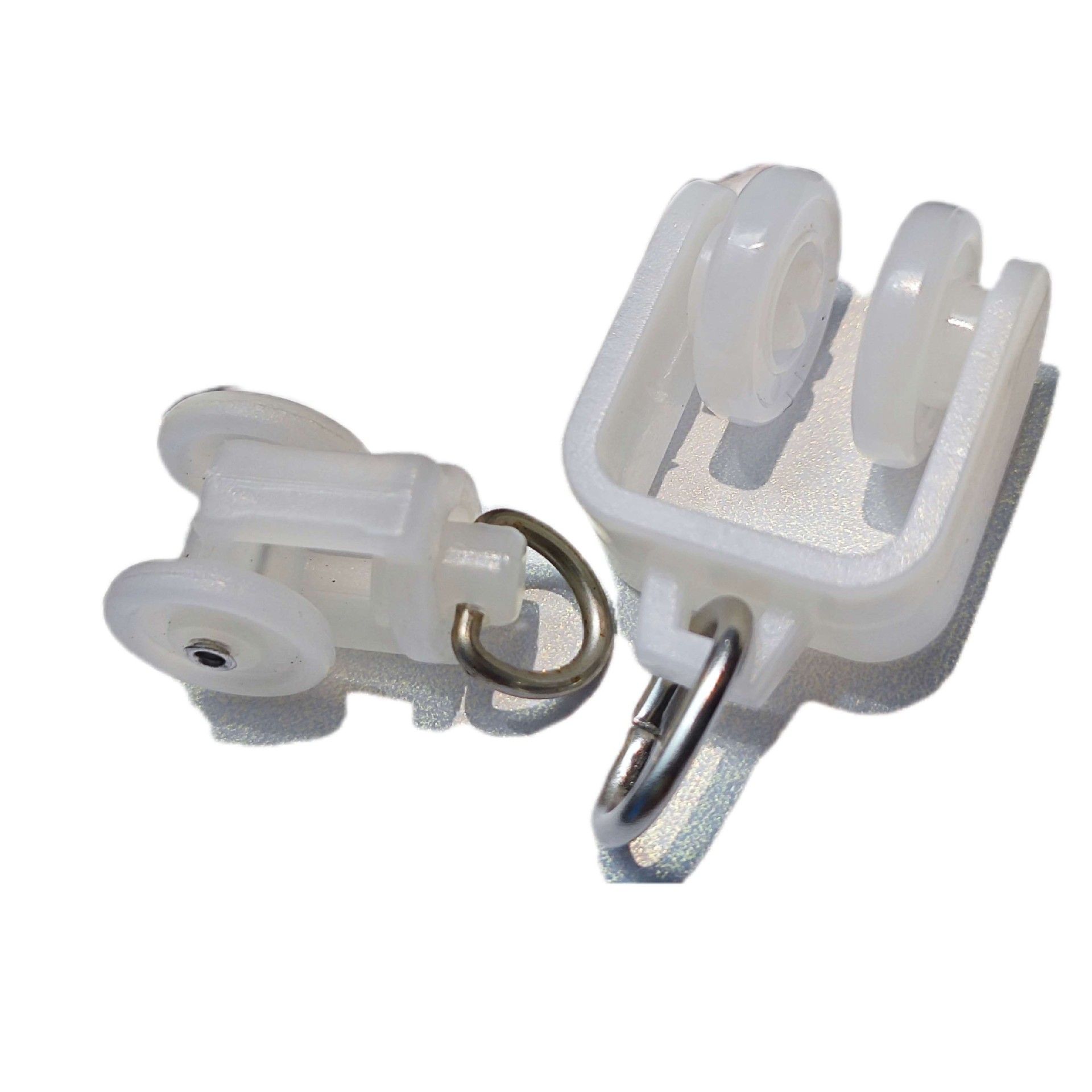 Old-fashioned curtain track pulley accessories accessories roller straight curved rail guide rail hook sliding rail roller skating wheel buckle