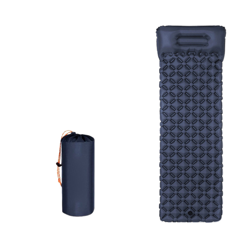 Cross-Border Direct Supply Automatic Inflatable Mattress Outdoor Camping Tent Sleeping Pad Foot-Operated Portable Air Mattress Single and Double Sleeping Pad