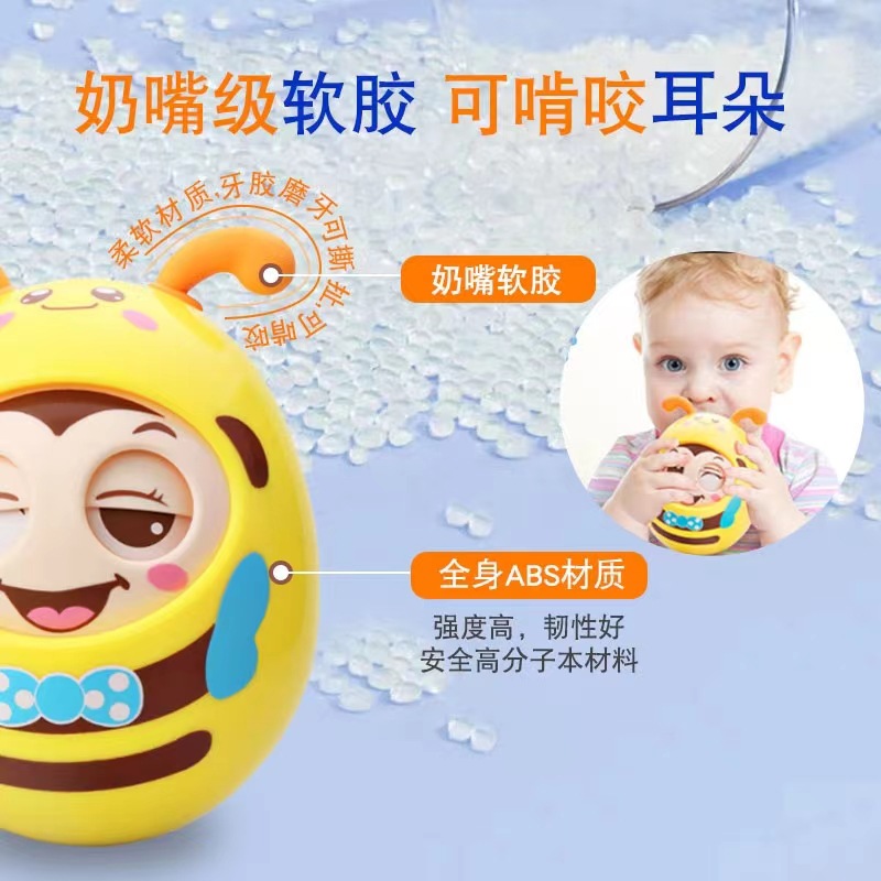 Infant Tumbler Toy Large Size 3-6-12 Months Newborn Baby 0-1 Years Old Early Education Educational Wink Cartoon 8