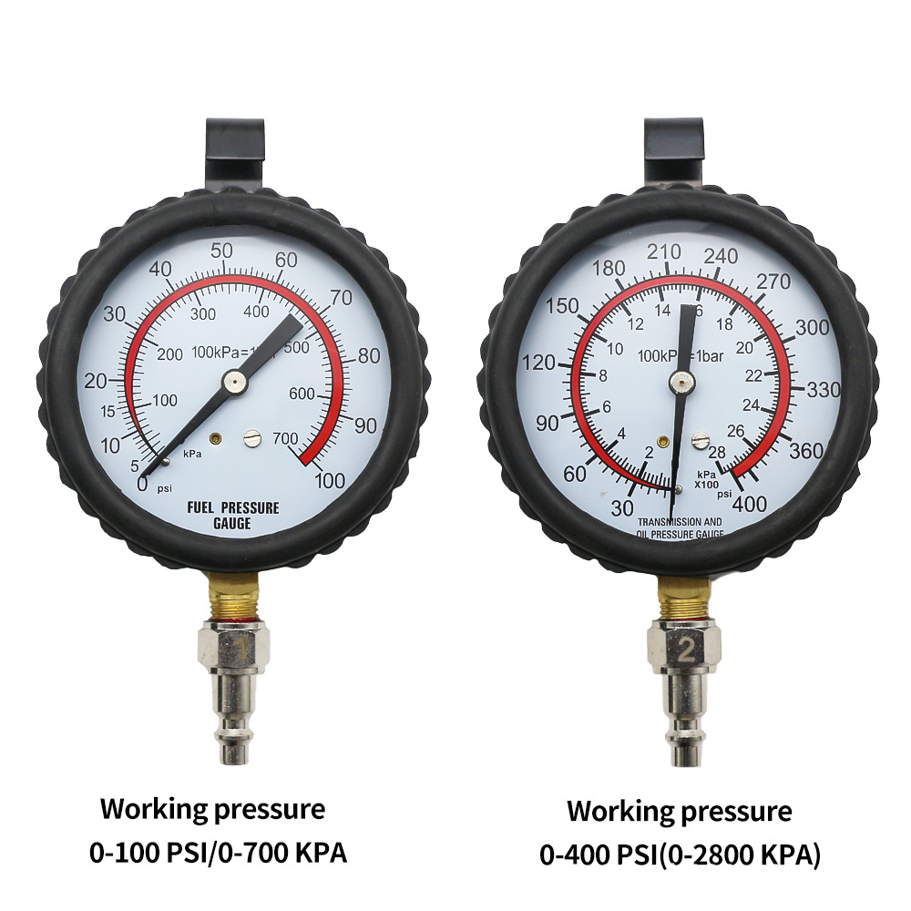 English Ai Keqiang MD3039 Engine Oil/Transmission Oil Pressure Gauge Auto Repair Oil Gauge Gauge Oil Pressure Gauge