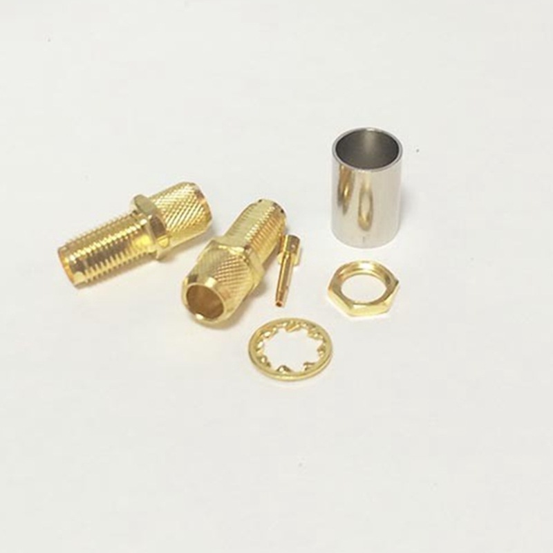 Sma Female Connector to Syv50-5 5Dfb Rg6 Rg304 Lmr300 7mm Gps Gsm Thick Rf Feeder