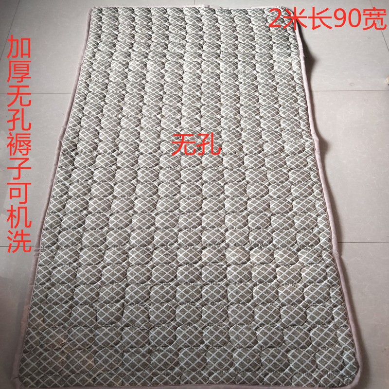 Nursing Bed Cotton Mattress with Full Curvature for Turning Over, Home-Use Hospital Bed Mattress with Anti-Slip Straps, Single/Double Rocking Straps, and Bedwetting Hole