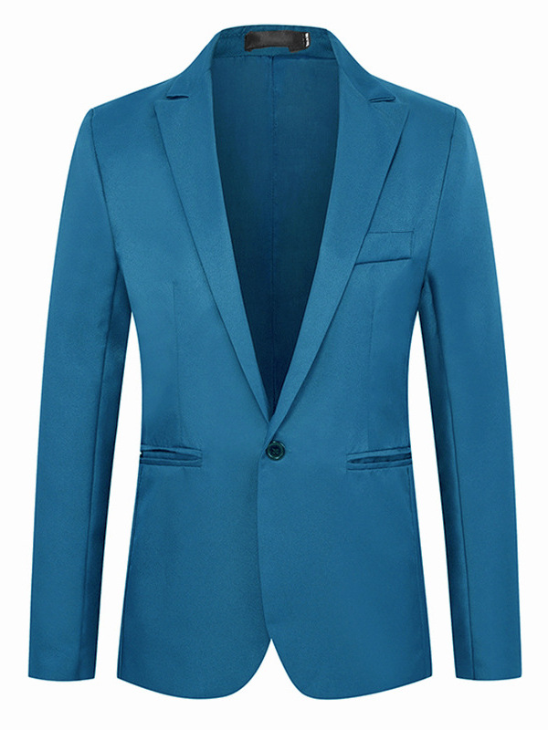 Cross-Border Foreign Trade Suits Wholesale Fashion Commuting Men's Business Casual Suits Slim Small Suit Jackets Groomsmen Suits