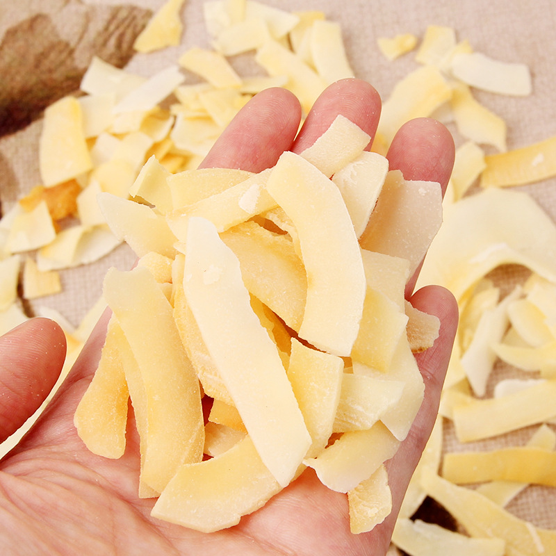 Haitai Wholesale Hainan Coconut Flakes Bulk Dried Coconut 500g Coconut Crisps Ready-To-Eat Snacks for Kidsren and Pregnant Women to Satisfy Their Cravings