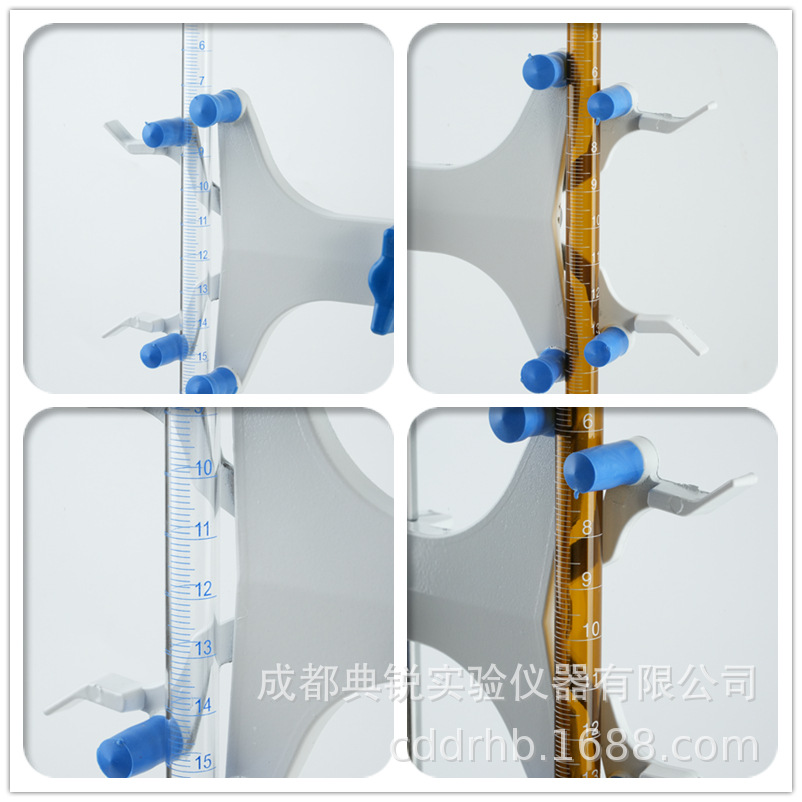 Factory price Grade A white acid Burette with piston White acid brown acid Brown PTFE White acid white alkali Brown alkali