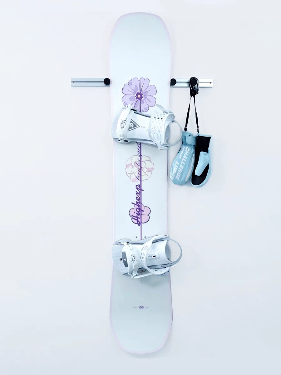 Indoor Ski Storage Rack, Single Board Storage Rack, Double Board Storage Rack, Wall-Mounted Storage Rack