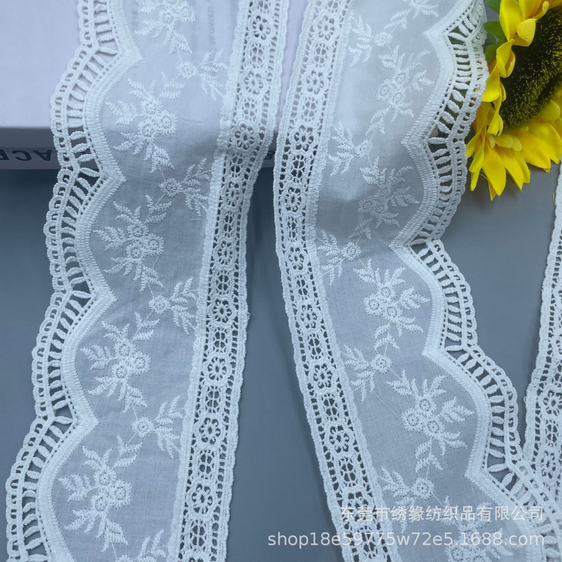 Ткань для лифта с вырезами, вышивкой и кружевом, отделка одежды, материал для DIY, кружево с двусторонними водорастворимыми цветами