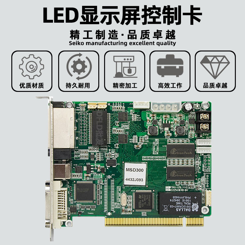 NOVA MSD300-1 Full Color LED Display Synchronous Sending Card Advertising Large Screen Video Control Card
