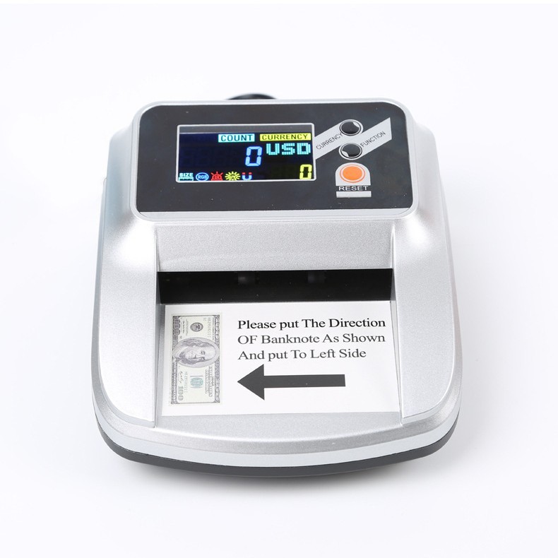 Портативный компактный детектор валют для иностранных торговых операций, детектор евро, поддерживает многонациональную валюту, маленькая машина для подсчета наличных