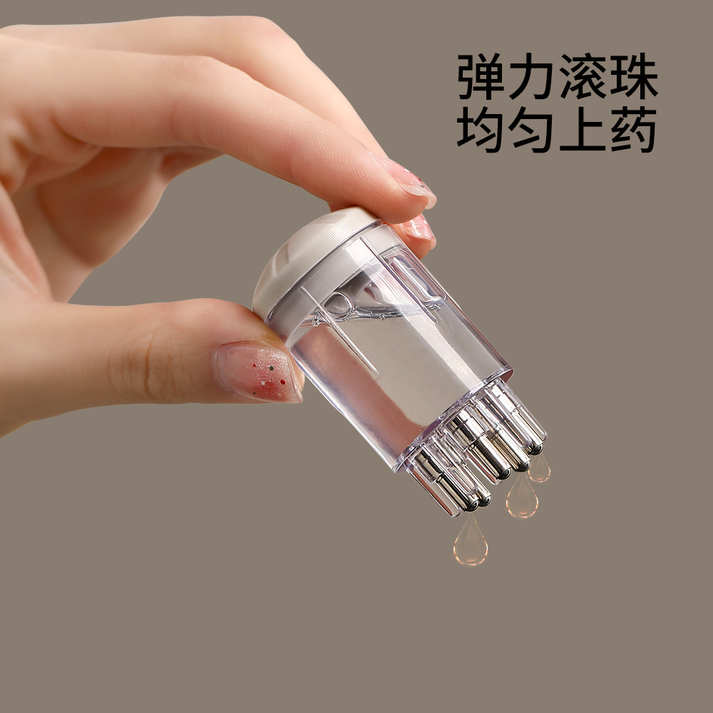 Аппликатор для кожи головы Mino с роликовым массажем для волос, аппликатор для эфирных масел