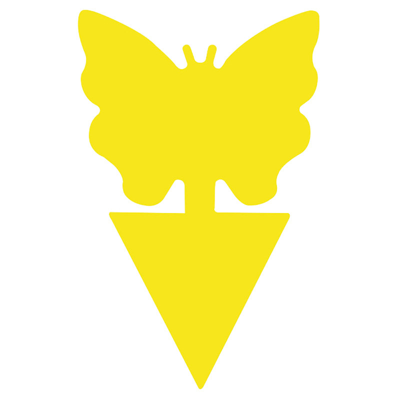 Cross-border Amazon new shaped sticky insect board spot trap board yellow blue flower sticky insect board manufacturers wholesale
