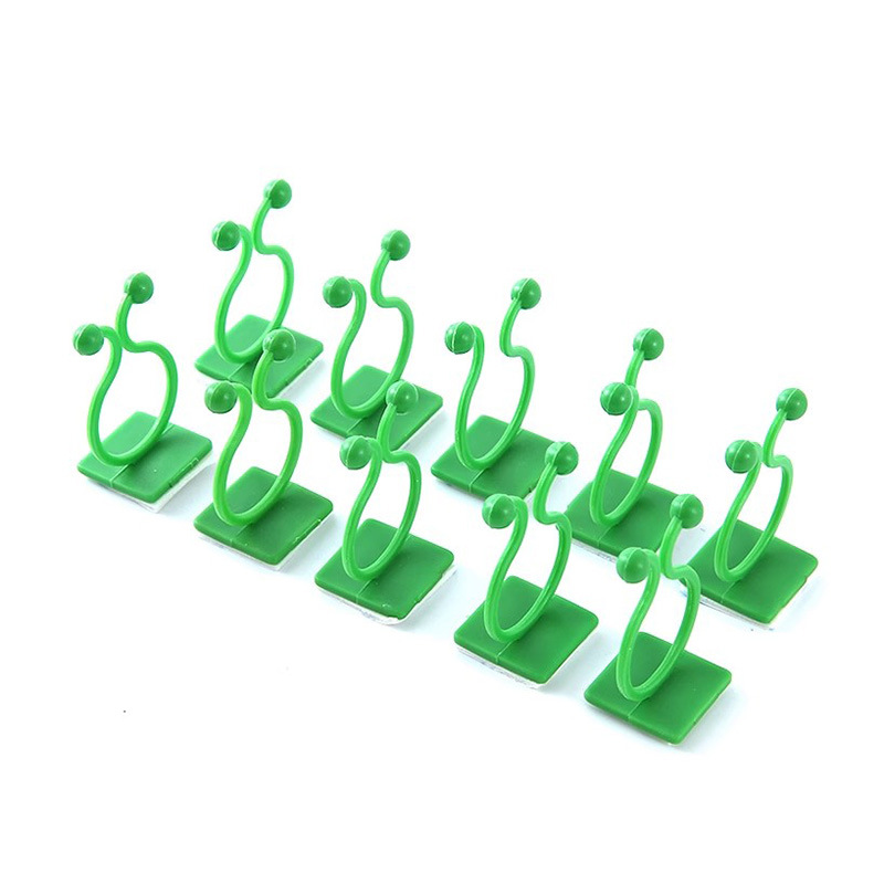 Green Radish Holder, Vine Plant, Green Plant Wall Climber, Hook, Wire Fixing Buckle, Climbing Vine Shape Fixing Clip