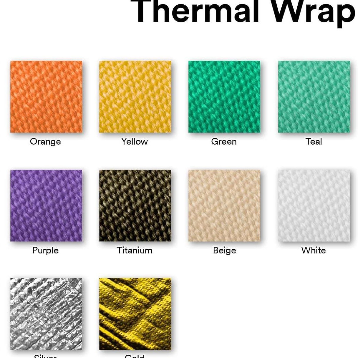 Factory Direct Sales Titanium Color Black White Fiberglass Heat Insulation Tape Motorcycle Exhaust Free Shipping