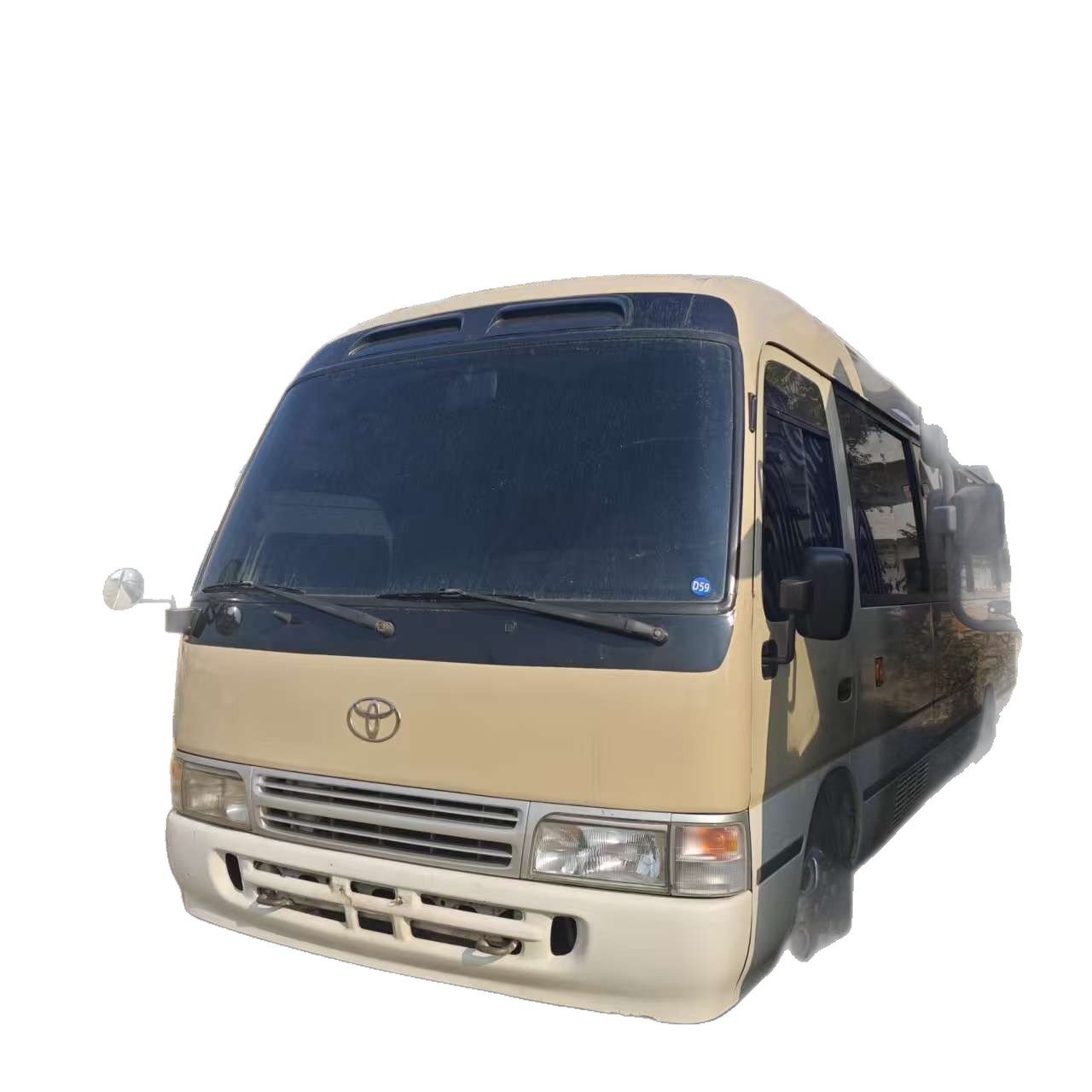 Export of Chinese and Brazilian Buses, Cross-Border African Used Refurbished Toyota Coaster Minibuses, 22-Seat Coaster Buses