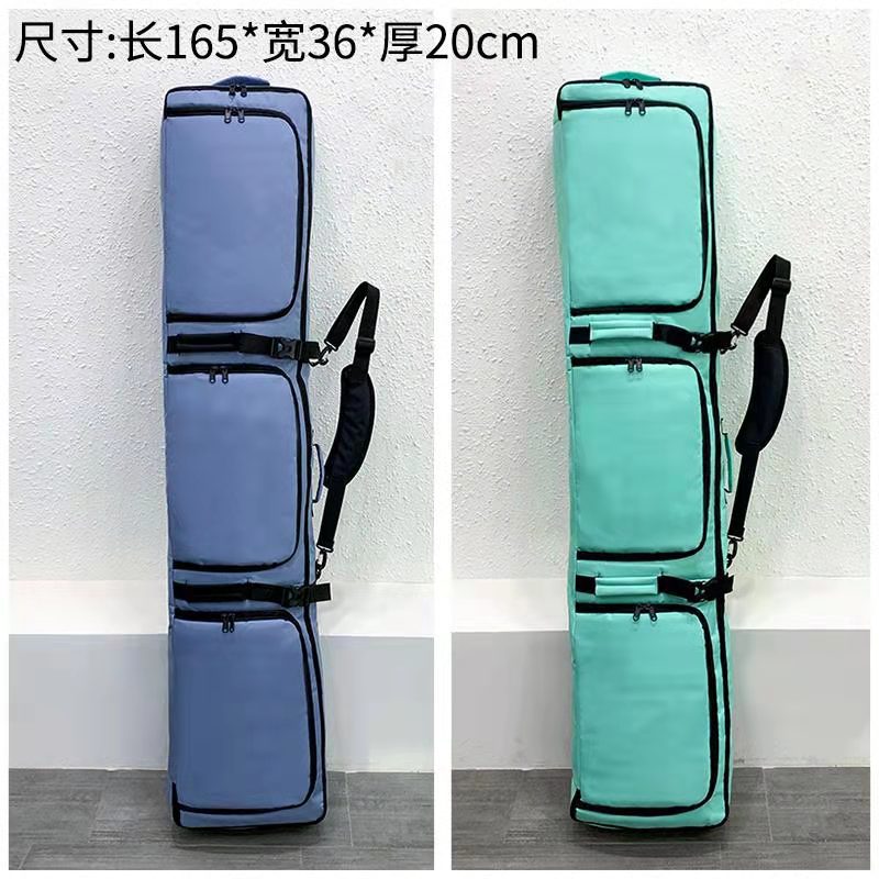 Dry and wet separation snowboard backpack ski equipment bag single board bag belt wheel can be checked can be double shoulder can add logo