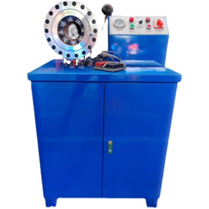 High pressure hose crimping machine automatic oil pipe pressing machine bathroom necking machine 2 inch steel pipe locking machine