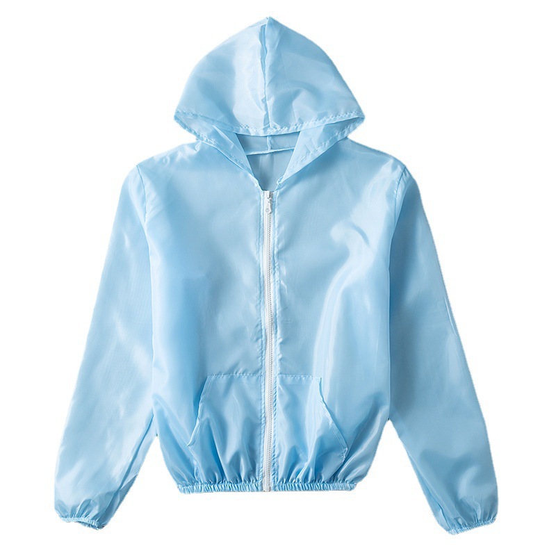 Sun protection clothing women 2025 spring and summer solid color ultra-thin breathable quick-drying UV protection clothing men's and women's coats wholesale