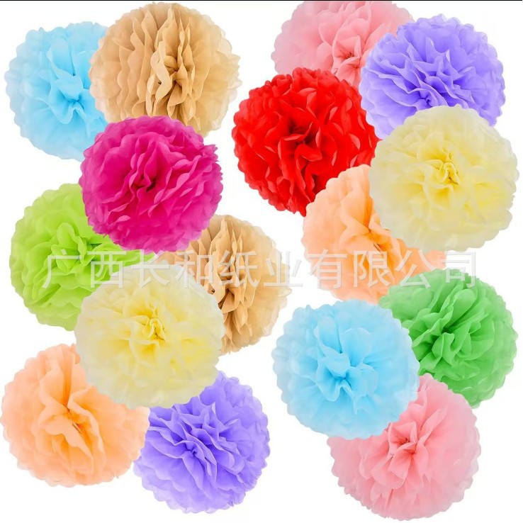 Популярная кросс-граница фабрика Amazon свадебная комната свадебный бумажный цветок шар бумажный цветок фестиваль детский день рождения бумажный цветок шар висячая декорация