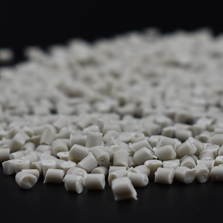 Wholesale gray white impact-resistant PP material GRS Certified plastic recycled PP particles polypropylene recycled particles manufacturer