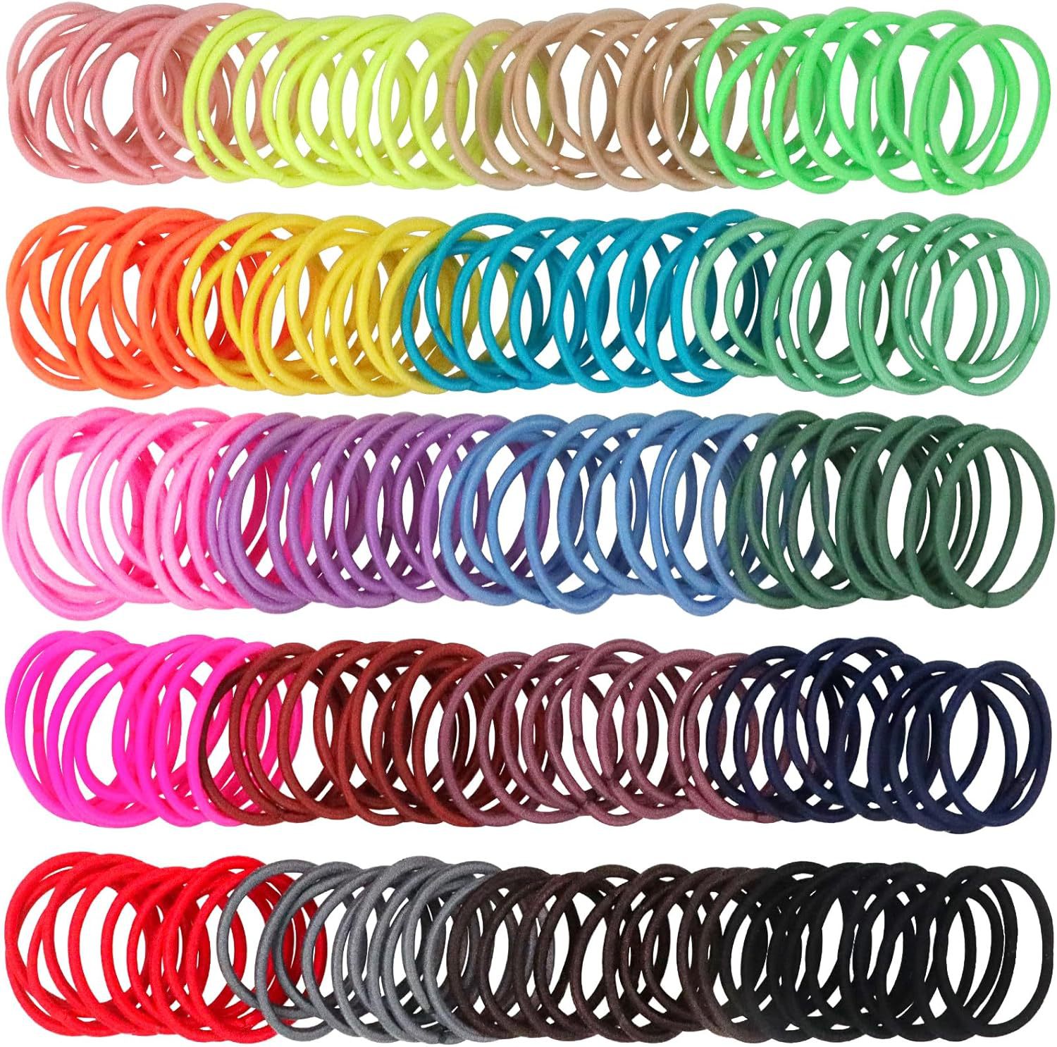 European and American Kidsren's Small Rubber Band Baby Colorfulful Hair Band Hair Rope High Elastic Rubber Band Headband DIY Hair Accessories Headdress
