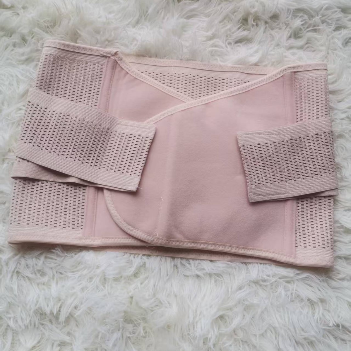 Hollow Pregnant Women's Confinement Belt Three-Piece Set Postpartum Abdominal Belt Hip Tightening Breathable Postpartum Girdle Set