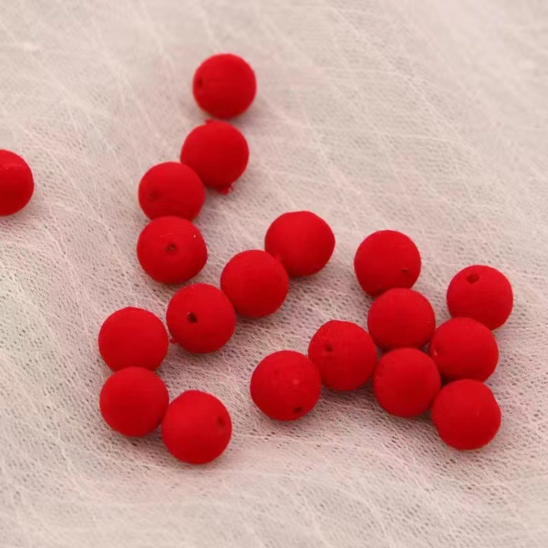 Круглые бусины с флокированием 10 мм для DIY, аксессуары для волос, заколки для волос, материалы и аксессуары для ювелирных изделий