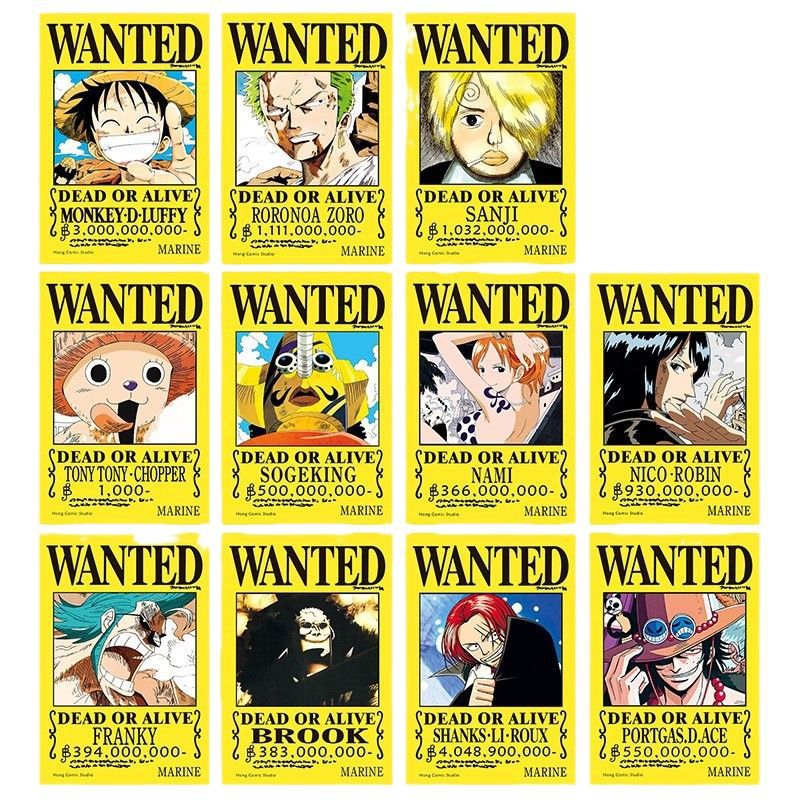 Anime One Piece Tongling Poster Chopper Zoro Wallpaper Sticker Two-Dimensional Millet Embossed Peripherals