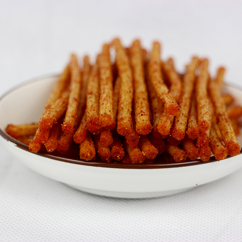 Xiaofugui Zhou peeling dog beating stick noodle vegetarian half-night chicken called small bag spicy snacks wholesale childhood snacks