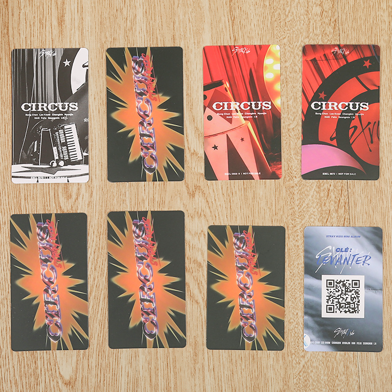 Stray Kids Circus Circus Same Style Small Card [Set of 8 Pieces]