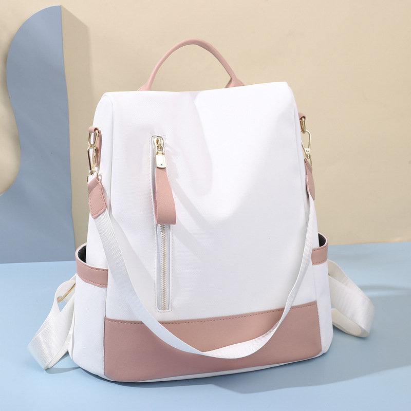 High-end Backpack 2024 New Fashionable Women's Soft Leather Fashion Anti-theft All-match Large Capacity Backpack Travel Schoolbag