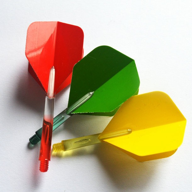 Solid Color darts Ye Fei Dart Feather Accessories Dart Wing Flag Pattern darts flight can be mixed