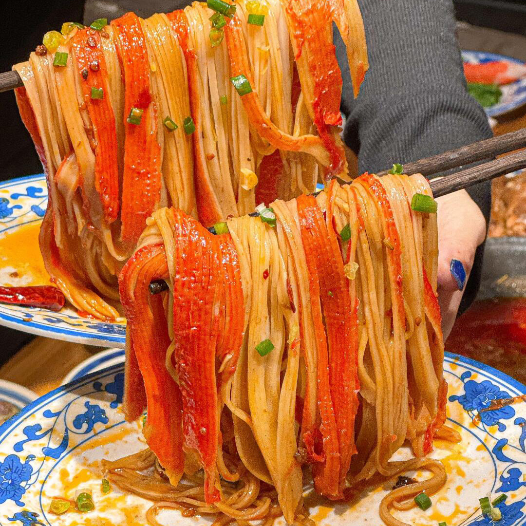 Haoyu Supplies 13 Pieces of Wangba Thousand Silk Crab Sticks 1kg Tempura Crab Sticks Giant Extra Long Crab Sticks Bbq Hot Pot