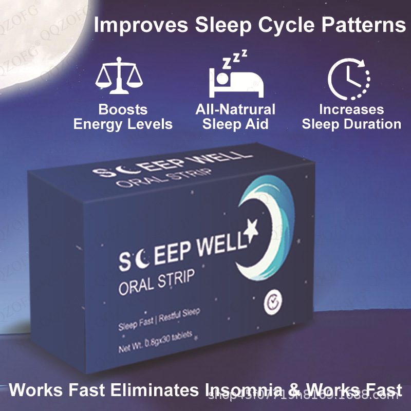 Foreign Trade Spot American Tk Cross-Border Hot-Selling Flash Sleep Tablets Sleep Oral Strip